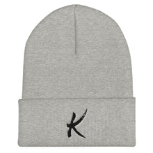 Load image into Gallery viewer, K Cuffed Beanie