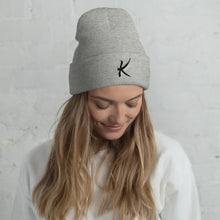 Load image into Gallery viewer, K Cuffed Beanie